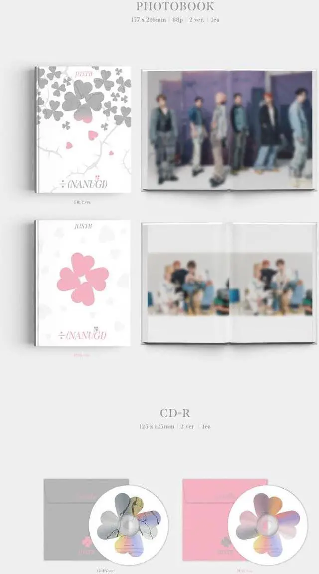 Alt view image 3 of 5 - JUST B - / NANUGI (4th Mini Album) CD+Folded Poster (2 ver. Set/CD Only, No Poster)