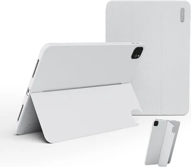 Main image of EISSCCE iPad Pro 12.9-inch Case 2020-2022,2-Layer, Separable, Slim Protective Magnetic Stand Cover with 3 Using Modes, Auto Sleep/Wake, Support 2nd Gen Pencil Charging (White)