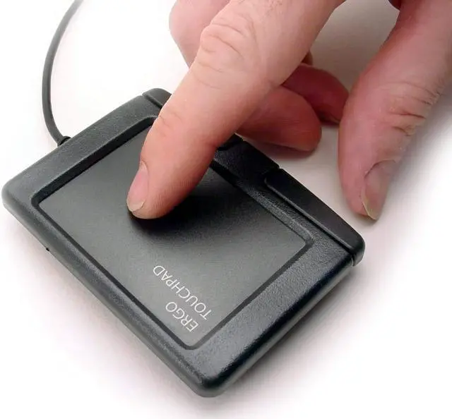 Main image of Ergo Touchpad Buttons ETP001BTP Low Profile - Plug-n-Play, just Plug it in for Basic Mouse Functions and Glide Extend for Unlimited Drag-n-Drop.
