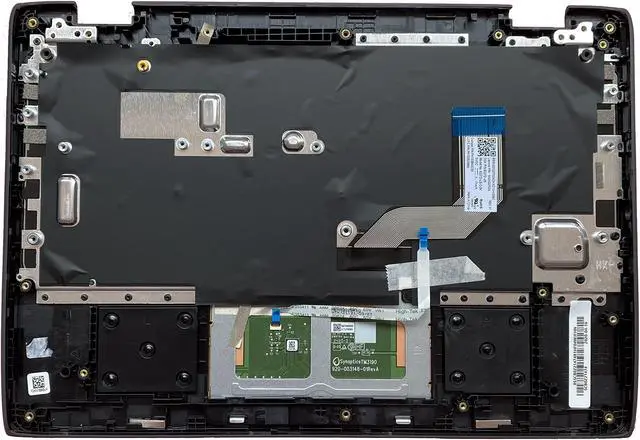 Alt view image 2 of 5 - LTPRPTS Replacement Laptop Upper Case Palmrest Keyboard Assembly Part for Lenovo Chromebook 100E 2th AST 5CB0Z21474 Black