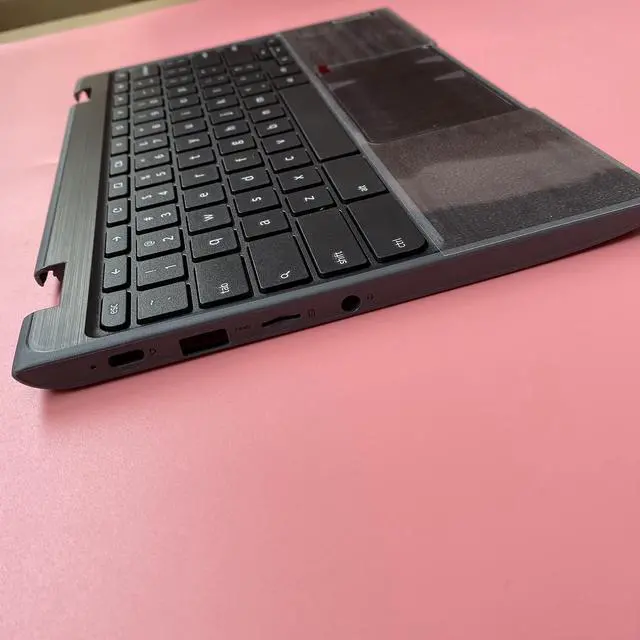 Alt view image 3 of 5 - LTPRPTS Replacement Laptop Upper Case Palmrest Keyboard Assembly Part for Lenovo Chromebook 100E 2th AST 5CB0Z21474 Black
