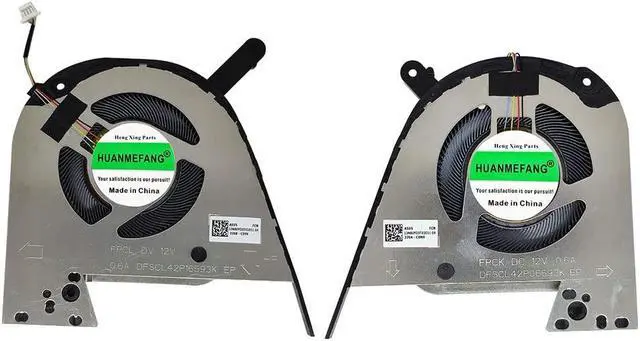 Main image of HUANMEFANG New CPU and GPU Cooling Fan for ASUS Vivobook Pro 15 Pro 15x OLED K6501ZM P/N DFSCL142P06593K DFSCL42P16593K DC 12V 0.6A Fan