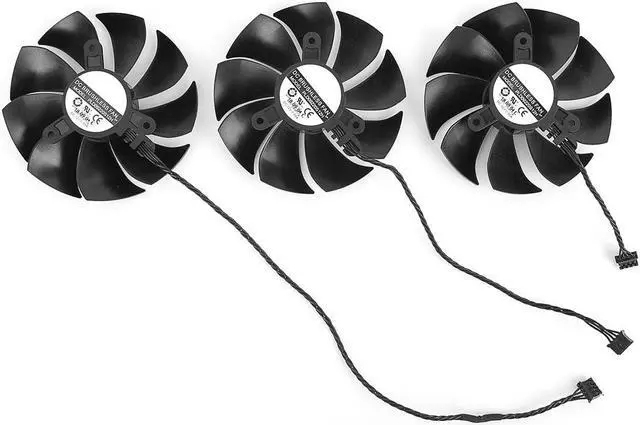 Alt view image 3 of 5 - PLD09220S12H Graphics Card Fan for EVGA RTX 2070 Super 2080 Ti FTW3 ULTRA Cooling Fan (Fan-full set)
