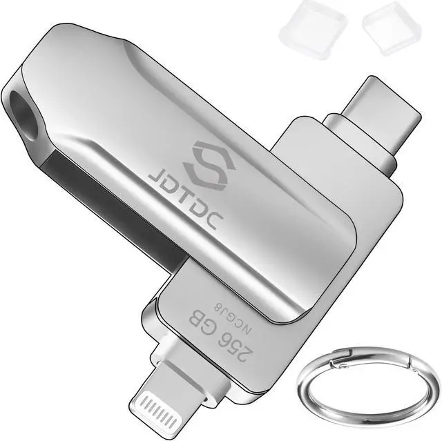 Main image of JSL JDTDC Apple MFi Certified 256GB Photo-Storage-Stick-For-iPhone-15-Flash-Drive External-Backup-Storage-iPhone-USB-Drive iPad Lightning USB C Photo-Stick Android Thumb-Drive-for-iPhone-Memory-Stick