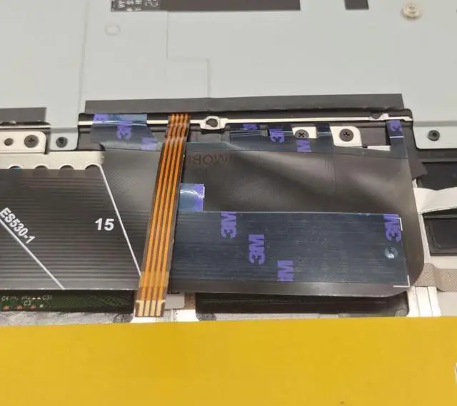 Alt view image 5 of 5 - Replacement Upper Case Palmrest for Lenovo Yoga C740-14IML C740-14 Series Laptop Backlit Keyboard Assembly Touchpad Top Cover 5CB0U43990 Mica