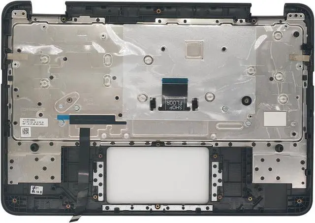 Alt view image 2 of 5 - Jxjslp Replacement Upper Case Palmrest for DELL Chromebook 11 3100 11.6'' Laptop with UPSELL Non-Touchpad Keyboard Assembly TK87M 0TK87M AP2FH000500