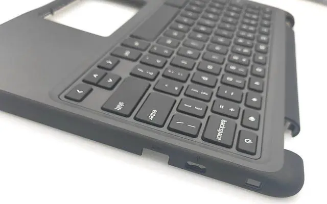 Alt view image 5 of 5 - Jxjslp Replacement Upper Case Palmrest for DELL Chromebook 11 3100 11.6'' Laptop with UPSELL Non-Touchpad Keyboard Assembly TK87M 0TK87M AP2FH000500