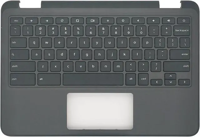 Main image of Jxjslp Replacement Upper Case Palmrest for DELL Chromebook 11 3100 11.6'' Laptop with UPSELL Non-Touchpad Keyboard Assembly TK87M 0TK87M AP2FH000500