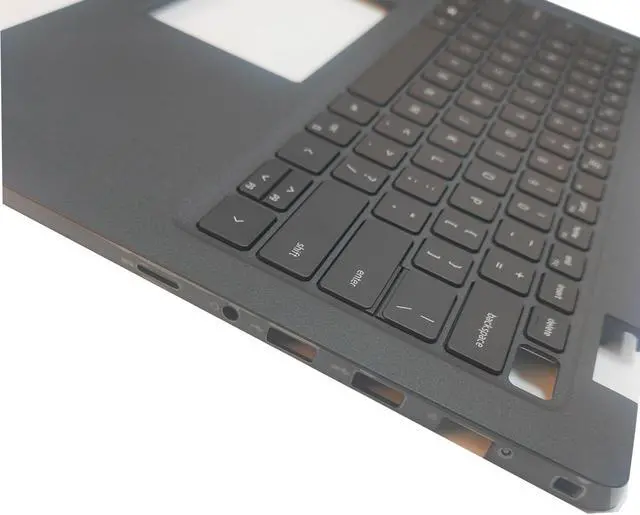 Alt view image 3 of 5 - Jxjslp Replacement Upper Case Palmrest for DELL Latitude 3420 E3420 Series Laptop Backlit Keyboard Assembly Top Cover 4PX9K 04PX9K Black