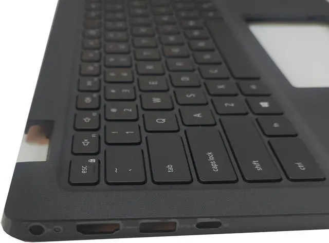 Alt view image 4 of 5 - Jxjslp Replacement Upper Case Palmrest for DELL Latitude 3420 E3420 Series Laptop Backlit Keyboard Assembly Top Cover 4PX9K 04PX9K Black