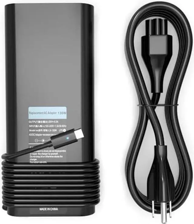 Main image of 130W USB C Laptop Charger Fit for Dell Precision 5570 3570 5550 5560 3550 3560 5520 5760 5530 5750 3541 3551 3571 3561 2-in-1 Dell XPS 15 17 Type C Power AC Adapter