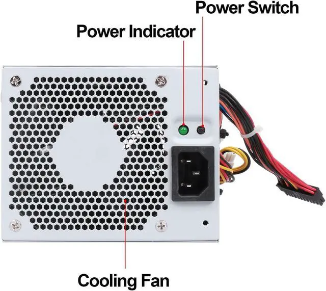 Alt view image 4 of 5 - Upgraded New F255E-01 255W Power Supply Compatible with Dell Optiplex 580 760 780 960 980 DT PSU Replacement Parts D255P-00 AC255AD-00 L255P-01 V6V76 RM110 FR597 for Dell Power Supply