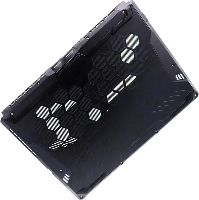 Main image of Deal4GO Lower Bottom Case Base Cover (7 Air Outlet) Replacement for ASUS TUF Gaming FA506 FX506 FA566 FA506Q FA506IE FX506HM - Black