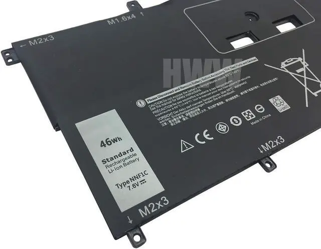 Alt view image 2 of 4 - New 7.6V 46Wh NNF1C Battery Compatible with Dell XPS 13 9365 HMPFH Series