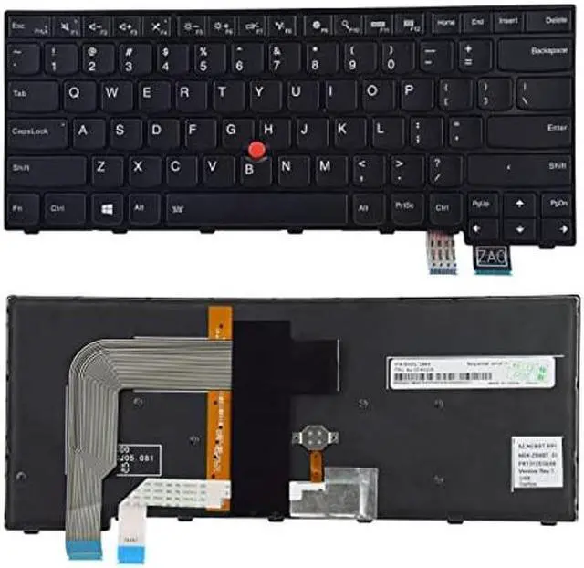 Main image of SUNMALL Replacement Keyboard Compatible with Lenovo IBM Thinkpad T460S T470S with Pointer and Backlight(Not Fit T460 T460p T470 T470p) 00PA452 00PA482 SN20H42364