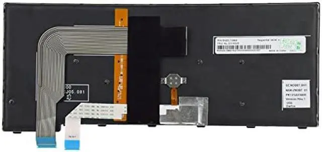 Alt view image 3 of 5 - SUNMALL Replacement Keyboard Compatible with Lenovo IBM Thinkpad T460S T470S with Pointer and Backlight(Not Fit T460 T460p T470 T470p) 00PA452 00PA482 SN20H42364
