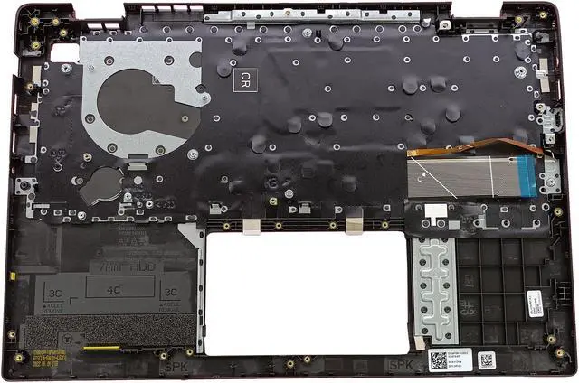 Alt view image 2 of 5 - wzqrps Replacement Laptop Upper Case Palmrest Backlit Keyboard Assembly Part for Dell Latitude 14 3420 E3420 04PX9K 4PX9K Black