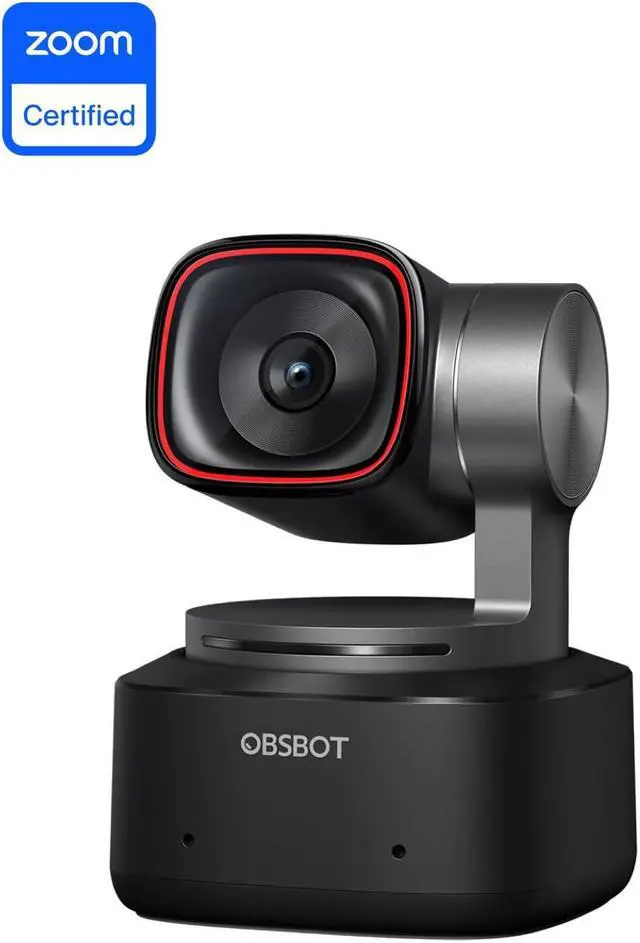 Alt view image 5 of 5 - OBSBOT Tiny 2 4K Webcam & UVC to NDI Adapter Combo, PoE, Micro SD Card Supported, Video Converts Compatible Series and Other UVC Webcams for Streaming Accessories, Content Creator Kit