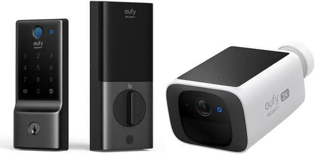 Main image of eufy Security SoloCam S220 and eufy Security smart lock C220
