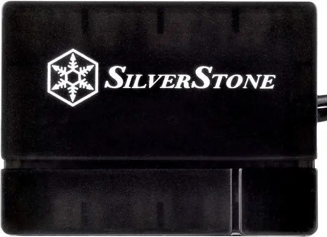 Alt view image 5 of 5 - SilverStone Technology Silverstone 8-Port PWM Fan Hub/Splitter for 4-Pin & 3-Pin Fans* in Black SST-CPF04-USA (Newest Version)