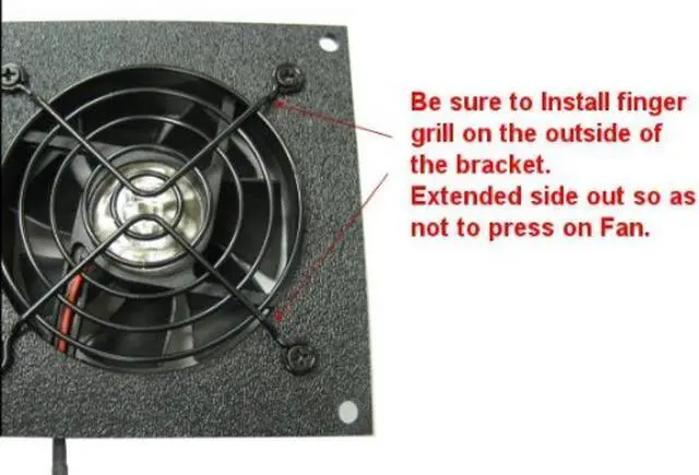 Alt view image 4 of 4 - Coolerguys Pre-Set Thermal Controlled Cooling Kits for Cabinets, AV, and Components (Single 92mm, Thermal Plastic)