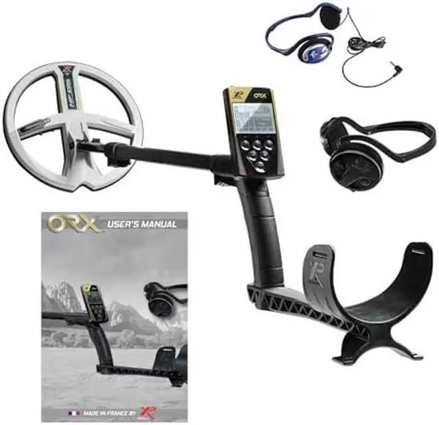 Main image of XP Metal Detectors ORX Detector, Dedicated to Treasure and Relic Hunting - FX02 Wired & WSAUDIO Wireless Headphones, 9" X35 Coil, Remote Control & S-Telescopic Lite Stem (ORX-22X35FX02E)
