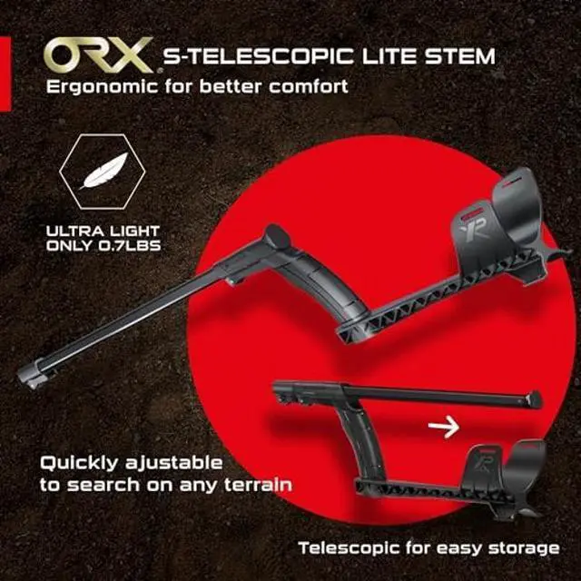 Alt view image 5 of 5 - XP Metal Detectors ORX Detector, Dedicated to Treasure and Relic Hunting - FX02 Wired & WSAUDIO Wireless Headphones, 9" X35 Coil, Remote Control & S-Telescopic Lite Stem (ORX-22X35FX02E)