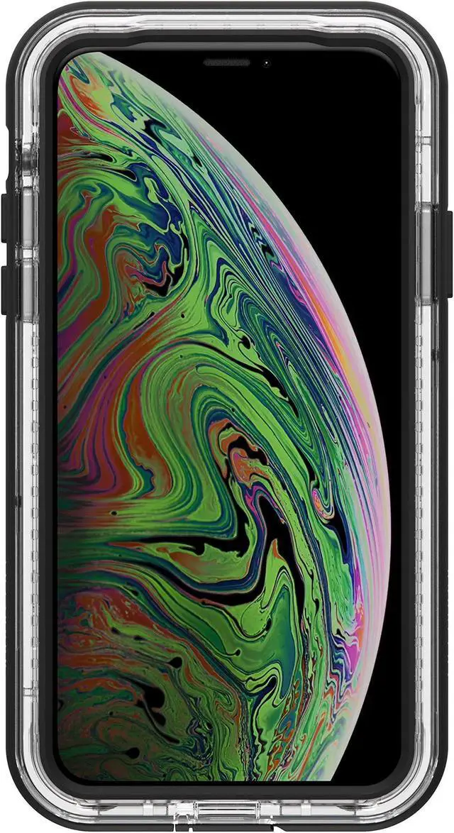 Alt view image 3 of 5 - LifeProof Next Series Case for iPhone Xs & iPhone X + GLIDIC Wireless Bluetooth Earbuds Sweatproof Pro Stereo Headphones - Non-Retail - Black Crystal/White
