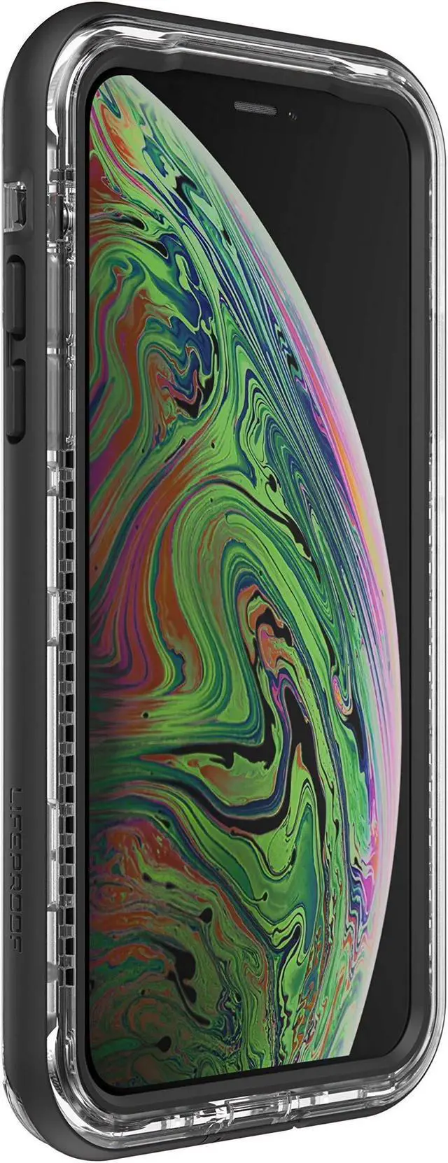 Alt view image 5 of 5 - LifeProof Next Series Case for iPhone Xs & iPhone X + GLIDIC Wireless Bluetooth Earbuds Sweatproof Pro Stereo Headphones - Non-Retail - Black Crystal/White