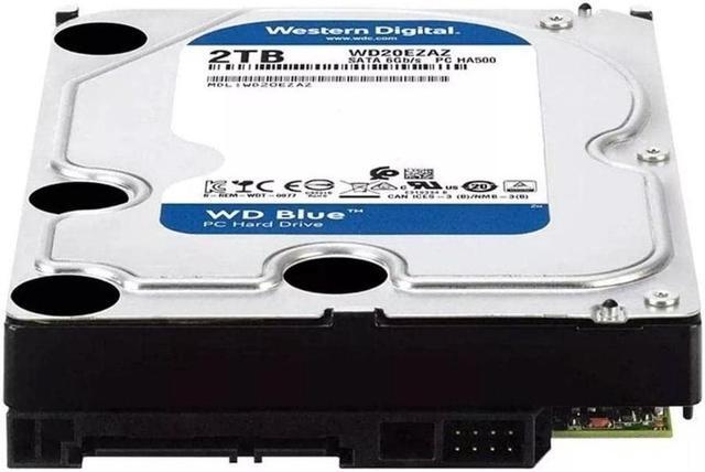 Alt view image 2 of 5 - Western Digital 2TB WD Blue PC Internal Hard Drive HDD - 5400 RPM, SATA 6 Gb/s, 256 MB Cache, 3.5" - WD20EZAZ
