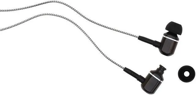 Alt view image 4 of 5 - Symphonized MTRX 2.0 Premium Wired Earbuds - Wood in-Ear Headphones with Microphone & Volume Control, Noise Isolation - Corded Ear Buds for Android - Earphones for Computer & Laptop (Silver)