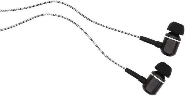 Alt view image 3 of 5 - Symphonized MTRX 2.0 Premium Wired Earbuds - Wood in-Ear Headphones with Microphone & Volume Control, Noise Isolation - Corded Ear Buds for Android - Earphones for Computer & Laptop (Silver)