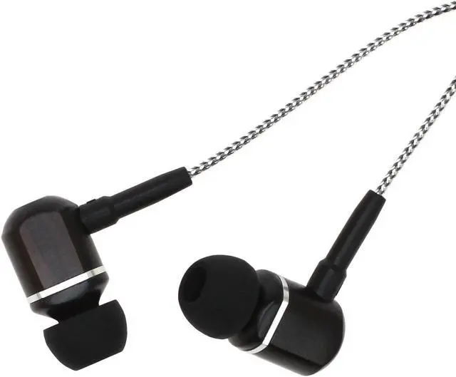Alt view image 5 of 5 - Symphonized MTRX 2.0 Premium Wired Earbuds - Wood in-Ear Headphones with Microphone & Volume Control, Noise Isolation - Corded Ear Buds for Android - Earphones for Computer & Laptop (Silver)