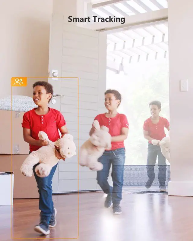 Alt view image 3 of 5 - Imou 2.5K WiFi Camera Indoor Pet Dog Camera 4MP, 360deg Home Security Wireless IP Baby Camera, Human Detection AI, Smart Tracking, Siren, 10m Night Vision, 2-Way Audio, Privacy Mode, Works with Alexa