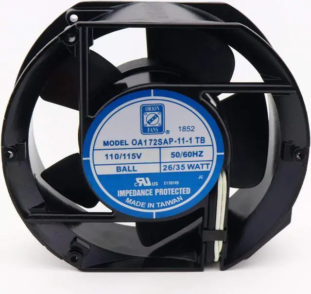 Main image of Orion Fans OA172SAP-11-1TB | 115 VAC | 172x150x51mm | 235 CFM | 52 dBA | 35 W | 3200 RPM