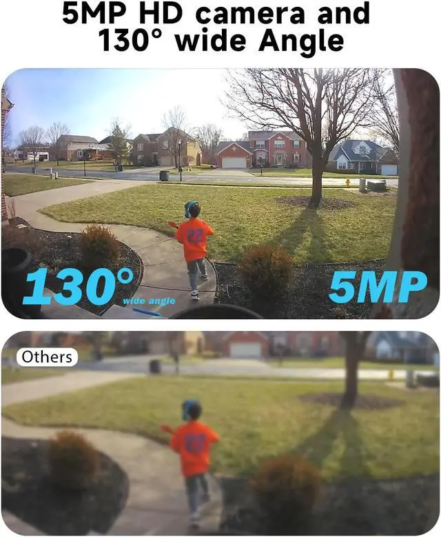 Alt view image 3 of 5 - Rraycom Wireless Solar Security Camera Outdoor with Siren Alarm&Spotlight, 5MP Battery-Powered Security Camera with 130deg Angle, AI Motion Detection,2-Way Talk, IP65, Cloud/SD Storage
