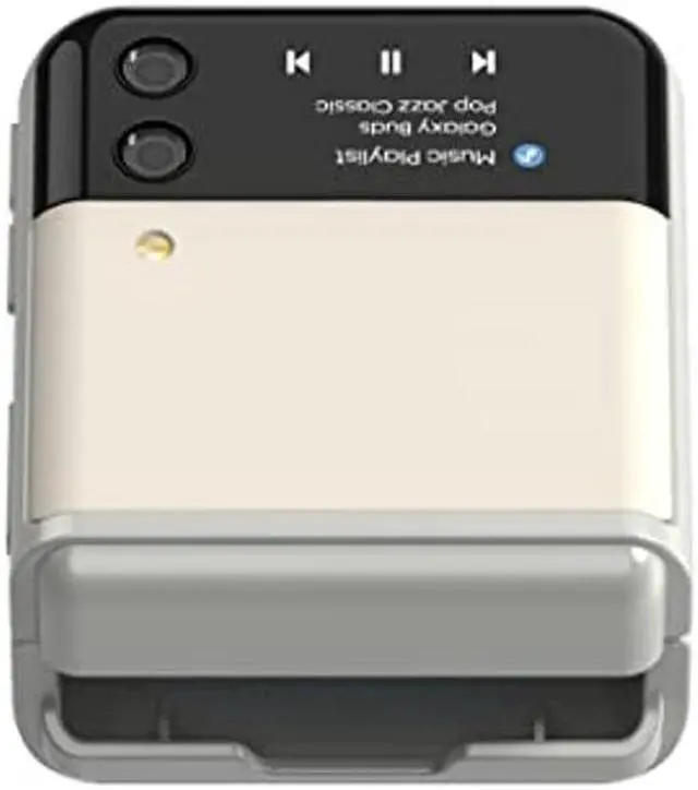 Alt view image 2 of 3 - Samsung Galaxy Protective Case for: Buds2, Buds Live, Buds PRO - Cream