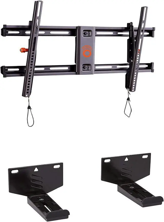 Main image of ECHOGEAR Tilting TV Wall Mount & Universal Soundbar Wall Mount Bracket - Low Profile Design - for TVs Up to 90"