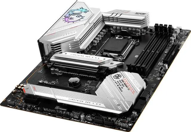 Alt view image 5 of 5 - MSI MPG B650 Edge WiFi Gaming Motherboard (AMD Ryzen 8000/7000, AM5, ATX, DDR5, PCIe 4.0, M.2, SATA 6Gb/s, USB 3.2 Gen 2, HDMI/DP, Wi-Fi 6E, Bluetooth 5.3, ATX)