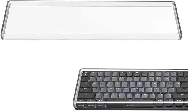 Main image of Geekria Full Size Keyboard Dust Cover, Clear Acrylic Keypads Cover for 104 Keys Computer Mechanical Keyboard, Compatible with Logitech MX Mechanical Wireless Illuminated Performance Keyboard