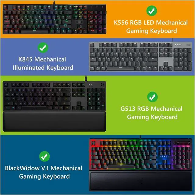 Alt view image 5 of 5 - Geekria Full Size Keyboard Dust Cover, Clear Acrylic Keypads Cover for 104 Keys Computer Mechanical Keyboard, Compatible with Logitech MX Mechanical Wireless Illuminated Performance Keyboard