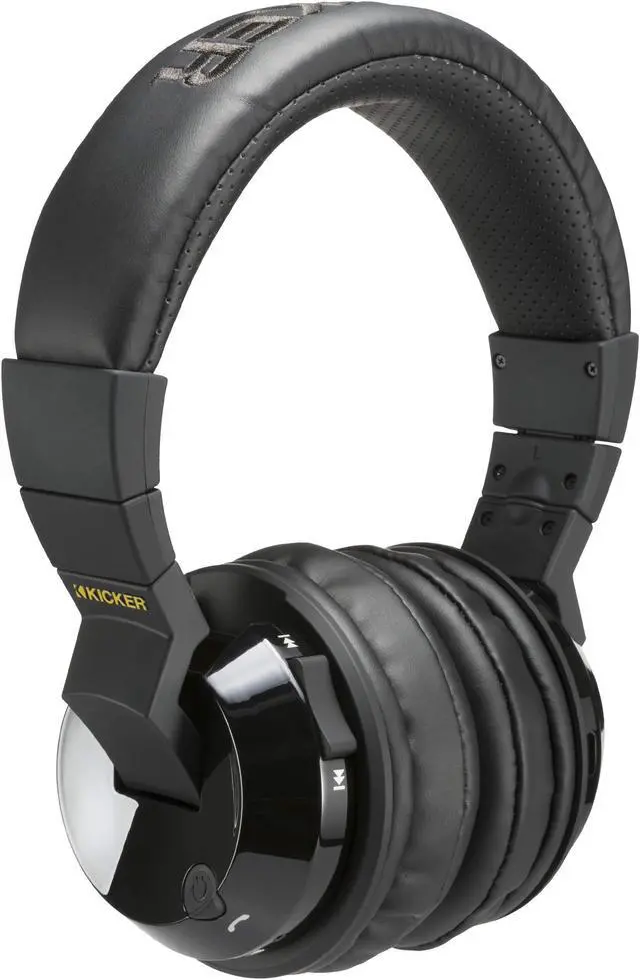 Main image of KICKER Tabor2 Bluetooth Headphones Over The Ear Wireless Earphones with Microphone, Passive Noise Reducing, Soft Comfort Padding, Extra Bass Clear Crisp Treble