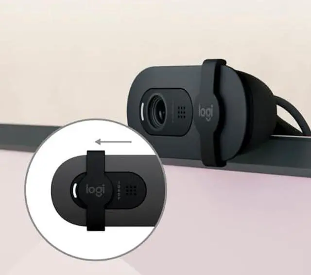 Alt view image 2 of 3 - Logitech 960001580 Brio 100 1080p Full HD Webcam (Graphite)