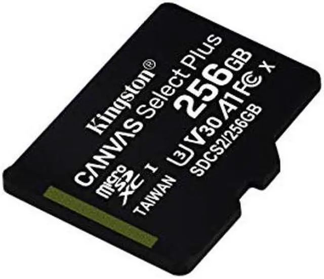 Alt view image 2 of 5 - Kingston 256GB microSDXC Canvas Select Plus Class 10 Flash Memory Card SDCS2 Memory