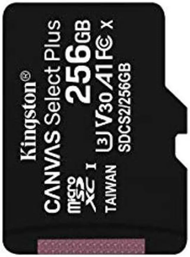 Alt view image 4 of 5 - Kingston 256GB microSDXC Canvas Select Plus Class 10 Flash Memory Card SDCS2 Memory