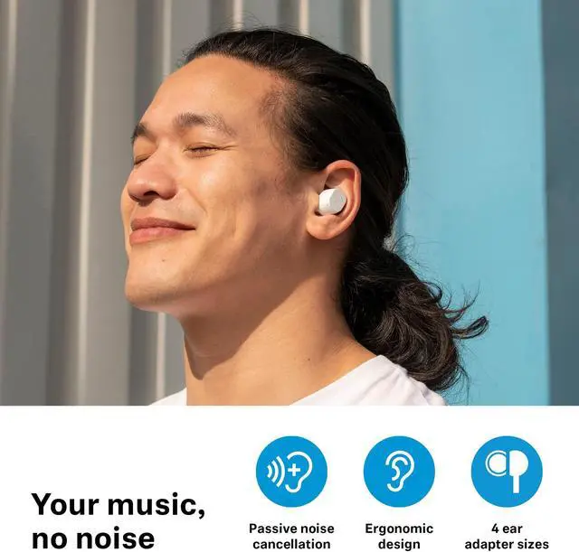 Alt view image 3 of 5 - Sennheiser Consumer Audio CX True Wireless Earbuds - Bluetooth In-Ear Headphones for Music and Calls with Passive Noise Cancellation, Touch Controls, Bass Boost, IPX4 and 27-hour Battery Life, White