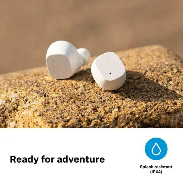 Alt view image 5 of 5 - Sennheiser Consumer Audio CX True Wireless Earbuds - Bluetooth In-Ear Headphones for Music and Calls with Passive Noise Cancellation, Touch Controls, Bass Boost, IPX4 and 27-hour Battery Life, White