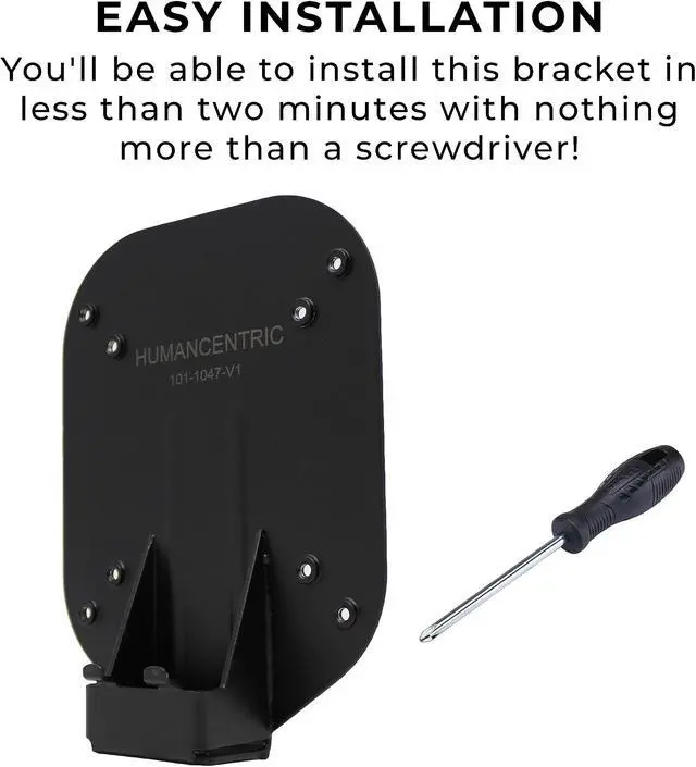 Alt view image 3 of 5 - HumanCentric VESA Mount Adapter Bracket for Lenovo L2264a, LI2264d, LI2364a, LI2364d, L23i-18 Monitor