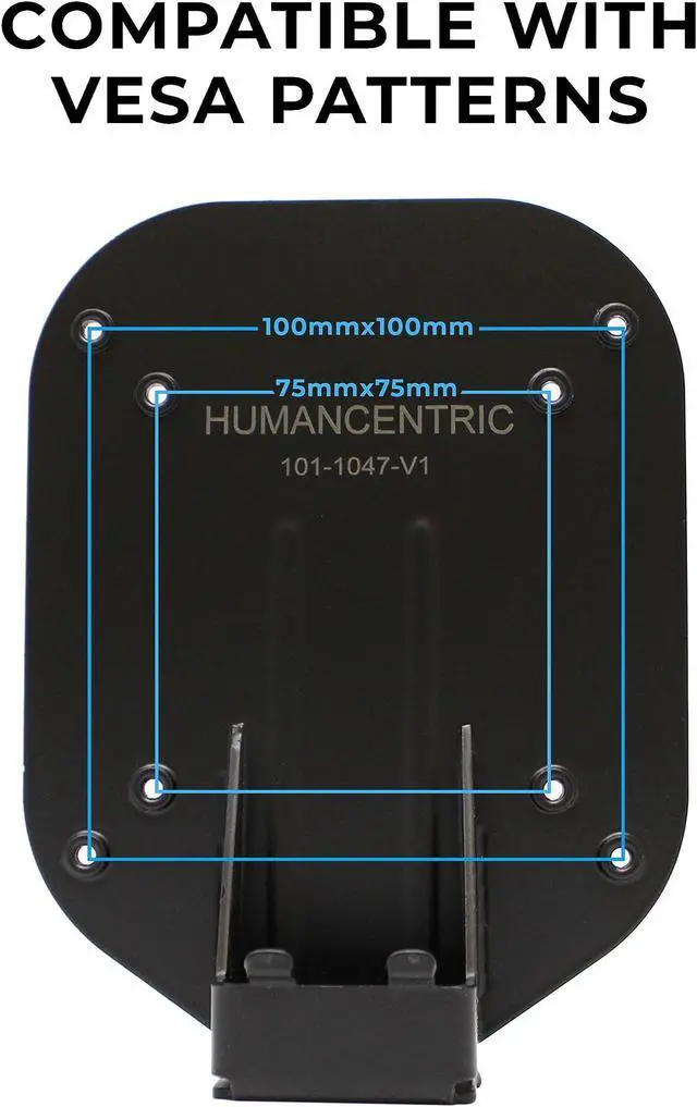Alt view image 4 of 5 - HumanCentric VESA Mount Adapter Bracket for Lenovo L2264a, LI2264d, LI2364a, LI2364d, L23i-18 Monitor