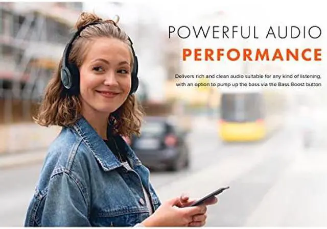 Alt view image 5 of 5 - Sound Blaster JAM V2 On-Ear Lightweight Bluetooth 5.0 Wireless Headphones with USB-C, aptX Low Latency, aptX HD, Multipoint Connectivity, Voice Detection and Noise Reduction, 22 Hours Battery Life